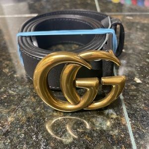 Gucci GG belt, genuine leather - belt size 31.5